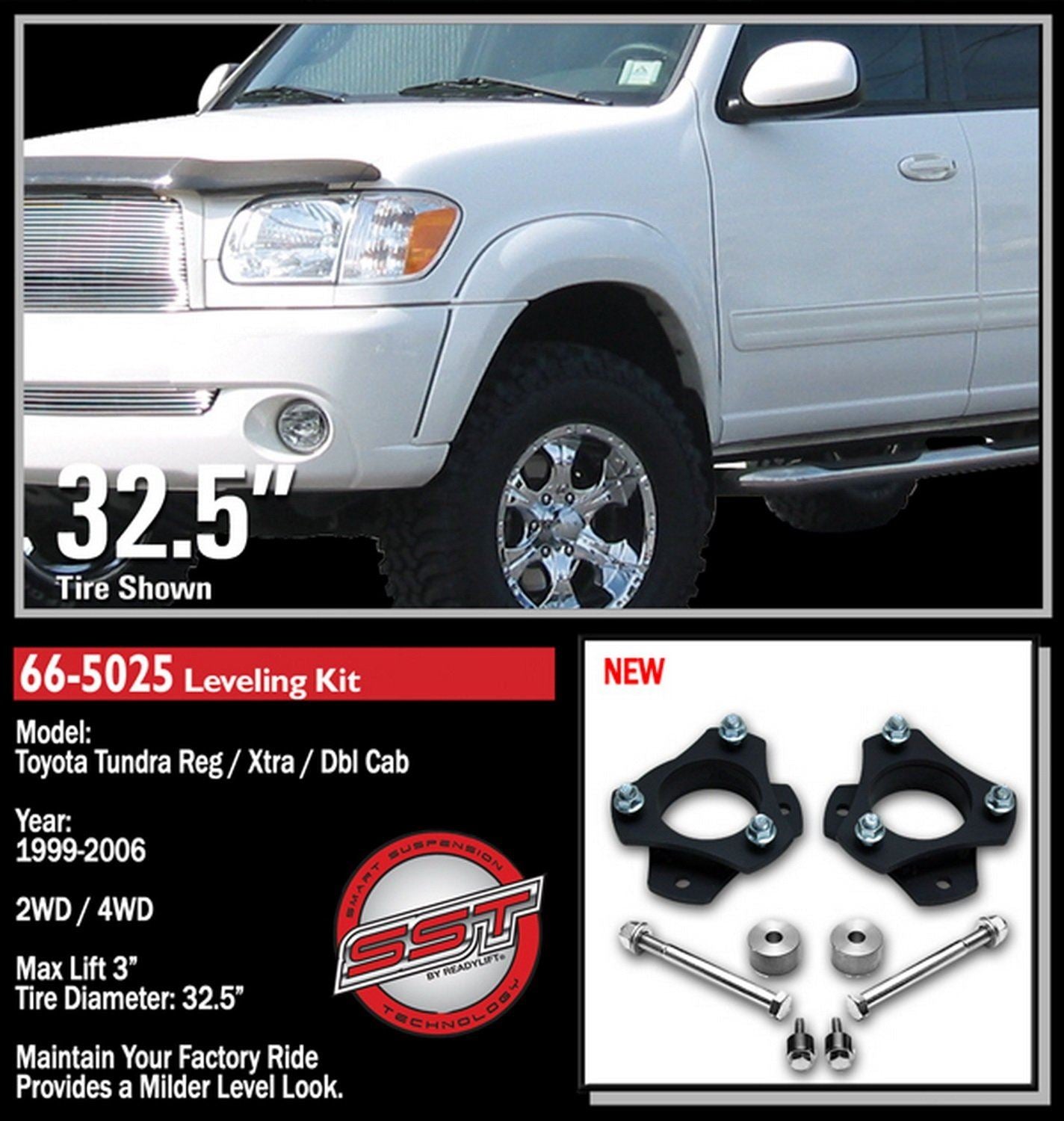 Ready Lift 66-5025 Kit de nivelación de suspensión