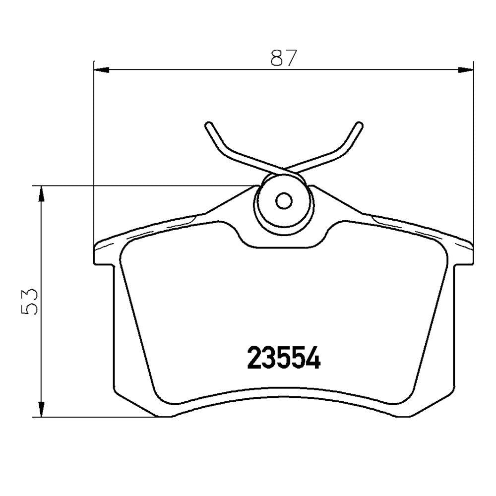 Hella-PAGID 355018111 Disc Brake Pad Set