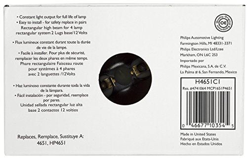 Bombilla para faros delanteros Philips H4651C1