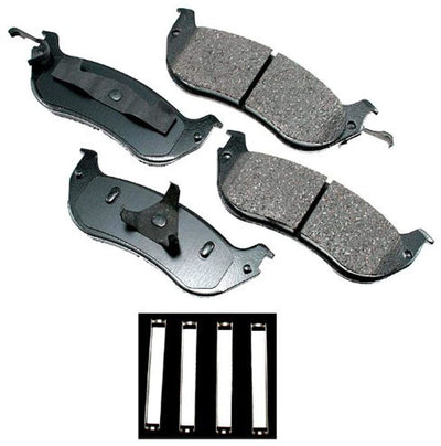 Akebono ACT674 Jeu de plaquettes de frein à disque