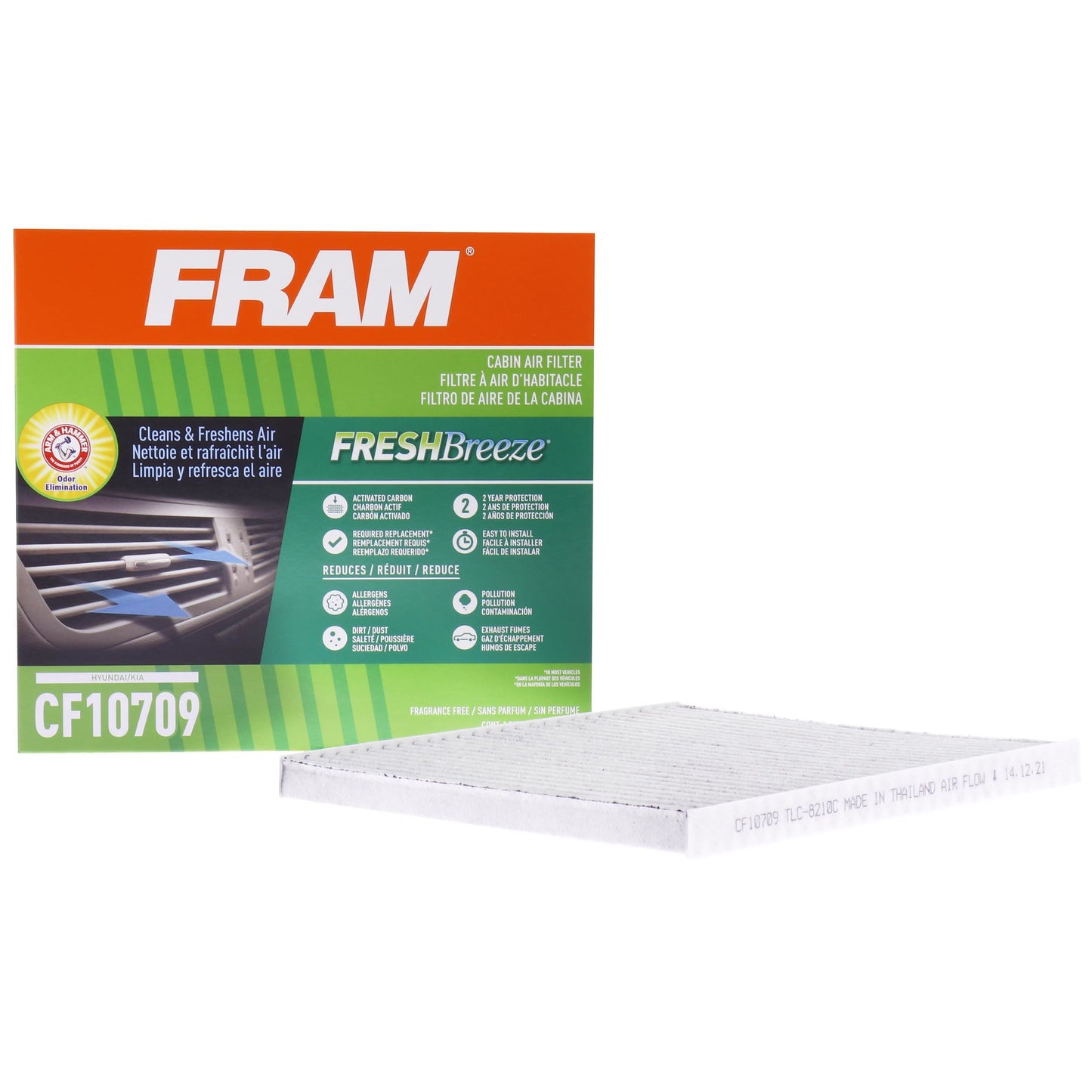 Filtro de aire de cabina Fram CF10709