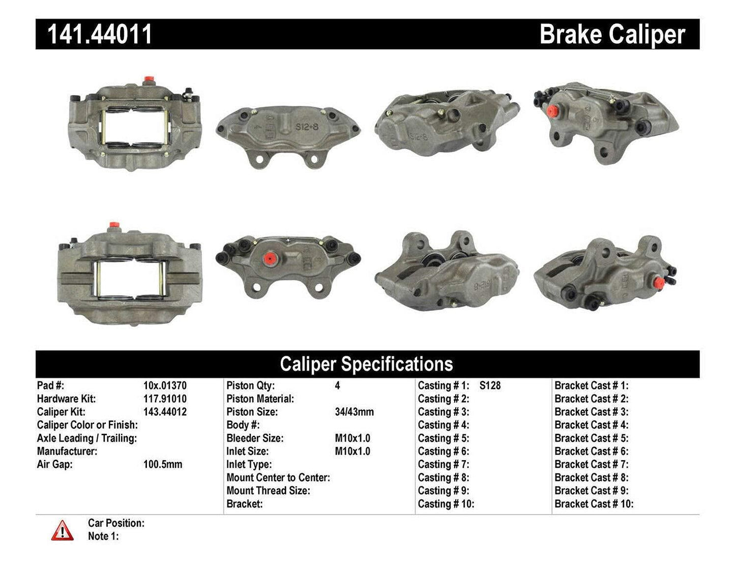 Centric Parts 14144011
