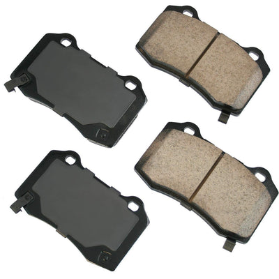 Juego de pastillas de freno de disco Akebono ASP1053