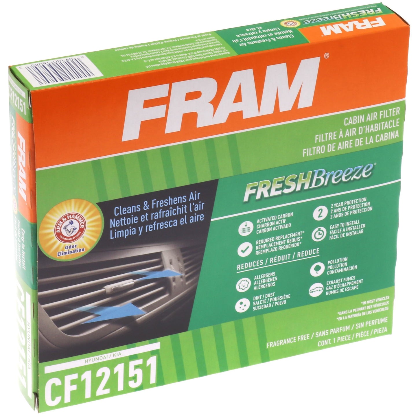 Filtre à air d'habitacle Fram CF12151
