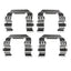 Beck/Arnley 084-1767 Kit de herrajes para frenos de disco