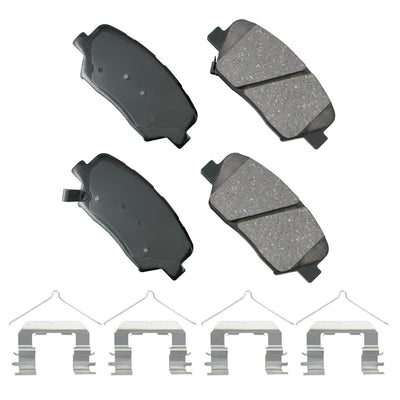 Akebono ACT1815 Jeu de plaquettes de frein à disque