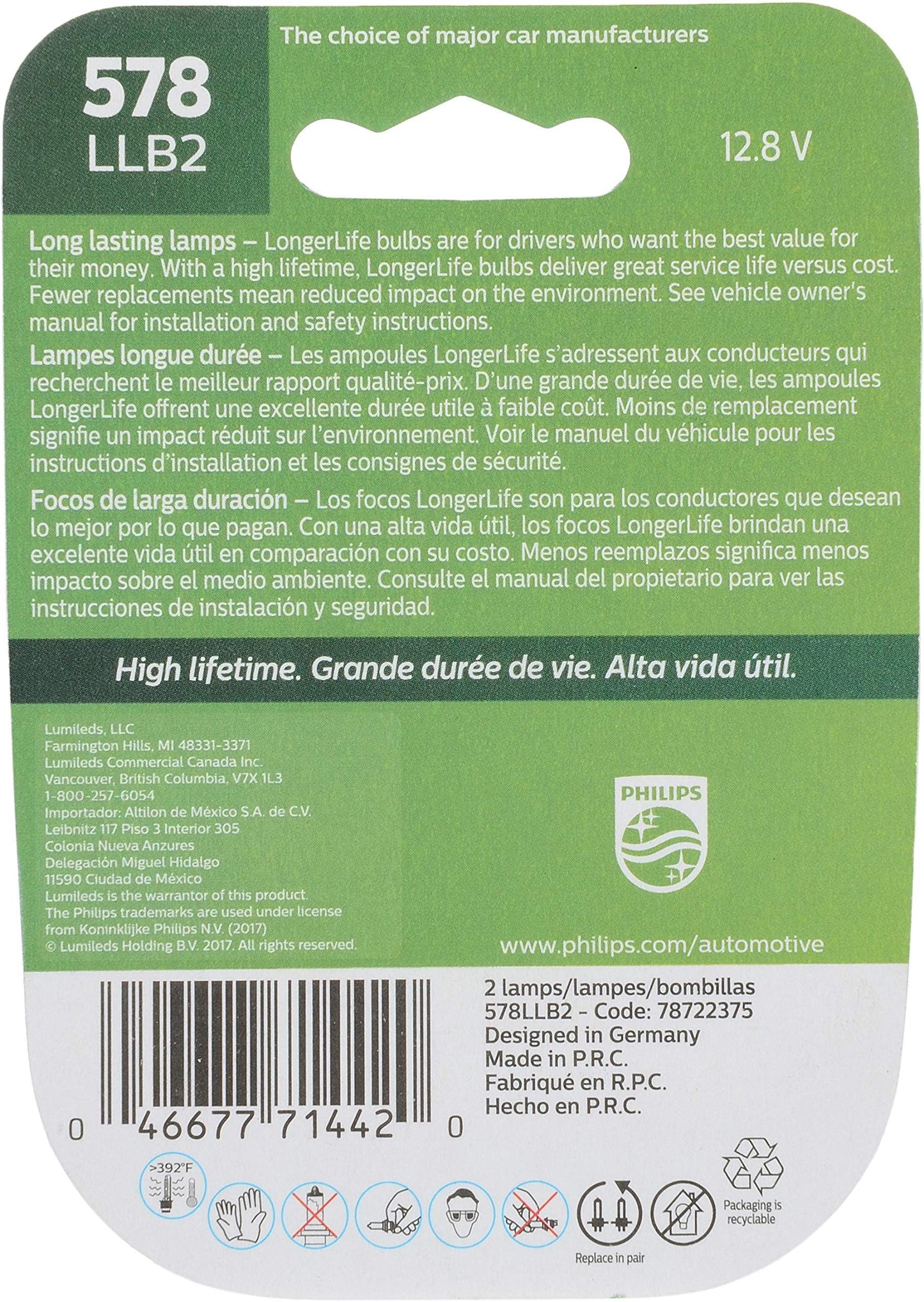 Bombilla de techo Philips 578LLB2