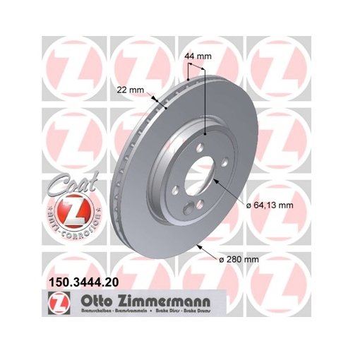 Zimmermann 150344420 (Pack of 2)