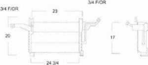 Spectra Premium Industries Inc 7-4150 Condensador de aire acondicionado