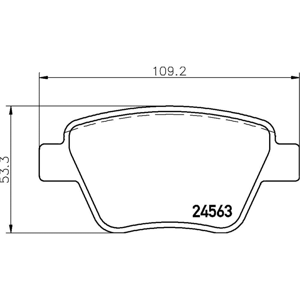 Hella-PAGID 355014021 Disc Brake Pad Set