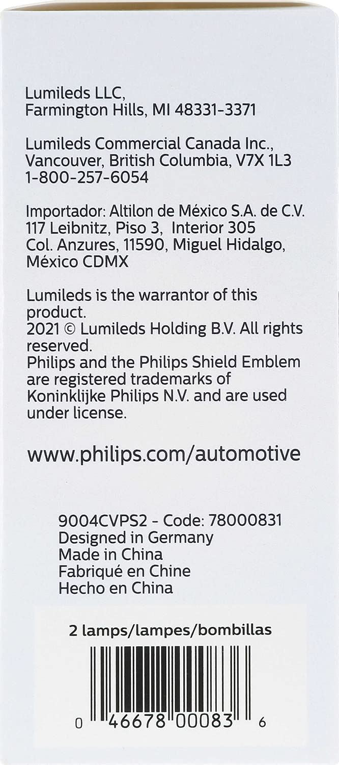 Philips 9004CVPS2 Headlight Bulb
