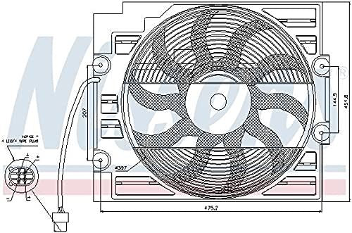 Nissens North America 85421 A/C Condenser Fan Assembly