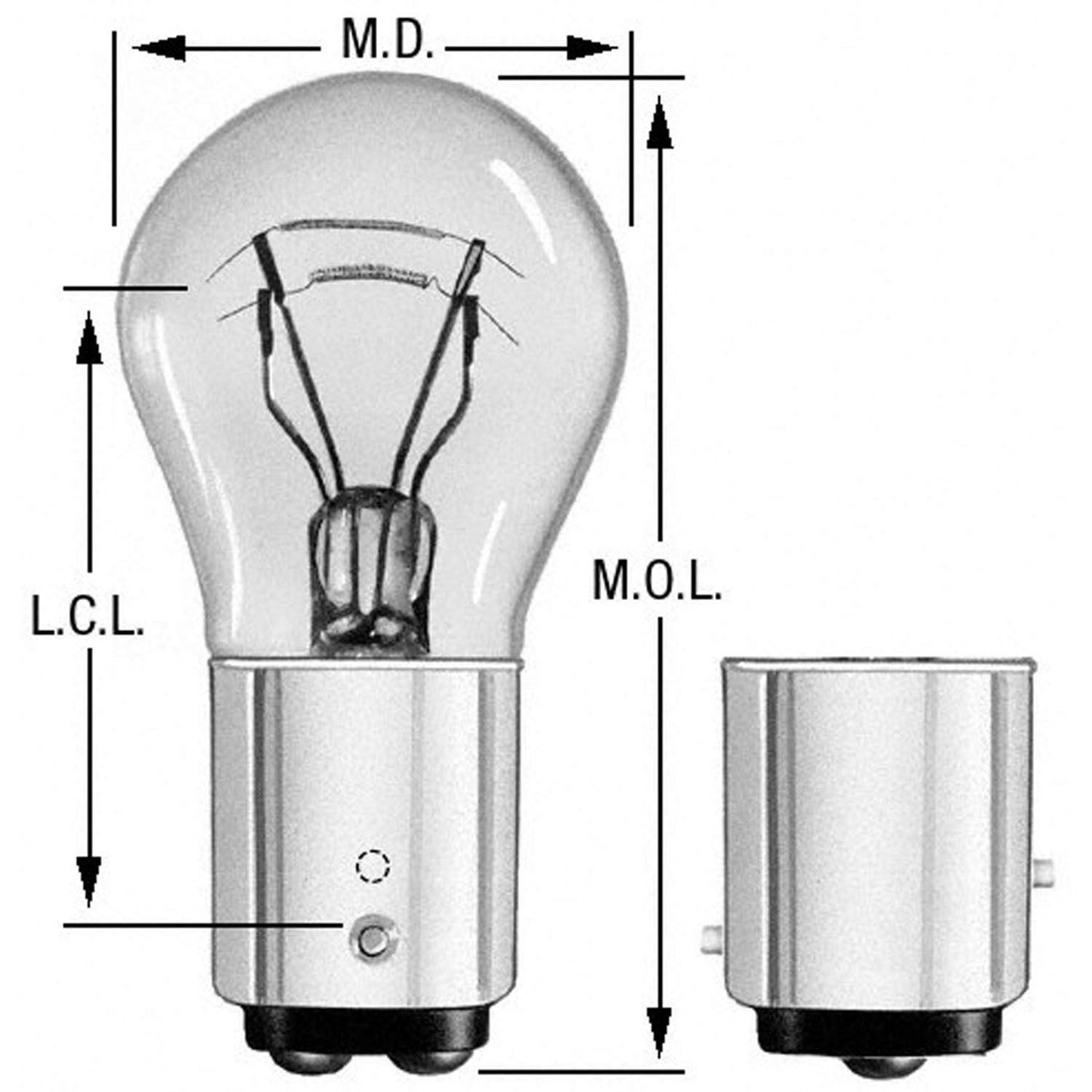 Wagner BP2357NA Turn Signal Light Bulb