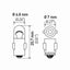 Ampoule pour cendrier Hella 3898 (PAQUET DE 10)