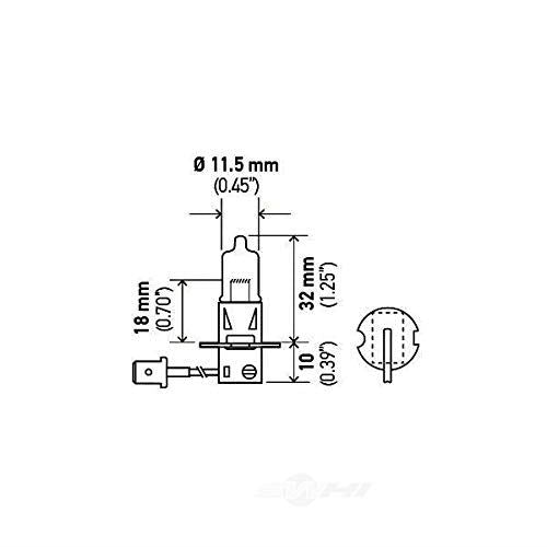 Bombilla de luz antiniebla H3 Hella