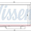 Nissens North America 94910 A/C Condenser
