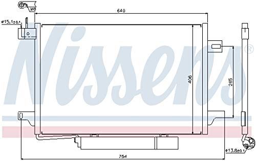 Nissens North America 94910 A/C Condenser