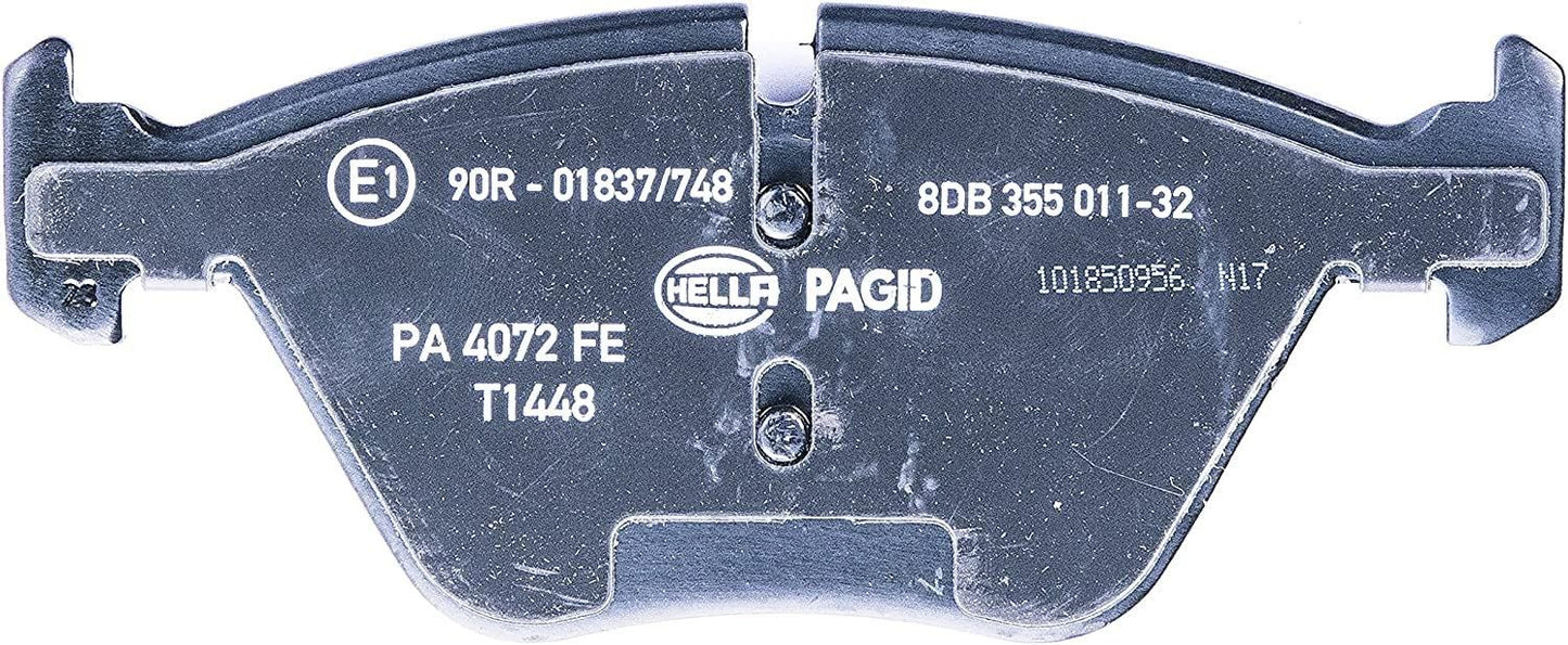 Hella-PAGID 355011321 Jeu de plaquettes de frein à disque