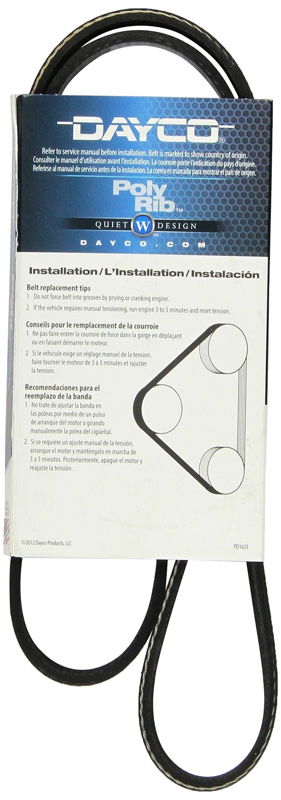 Dayco 5040418 Serpentine Belt