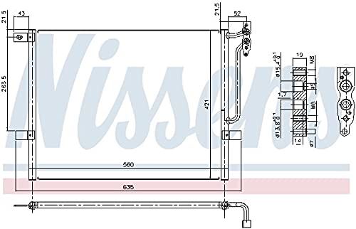 Nissens North America 94431 Condensador de aire acondicionado