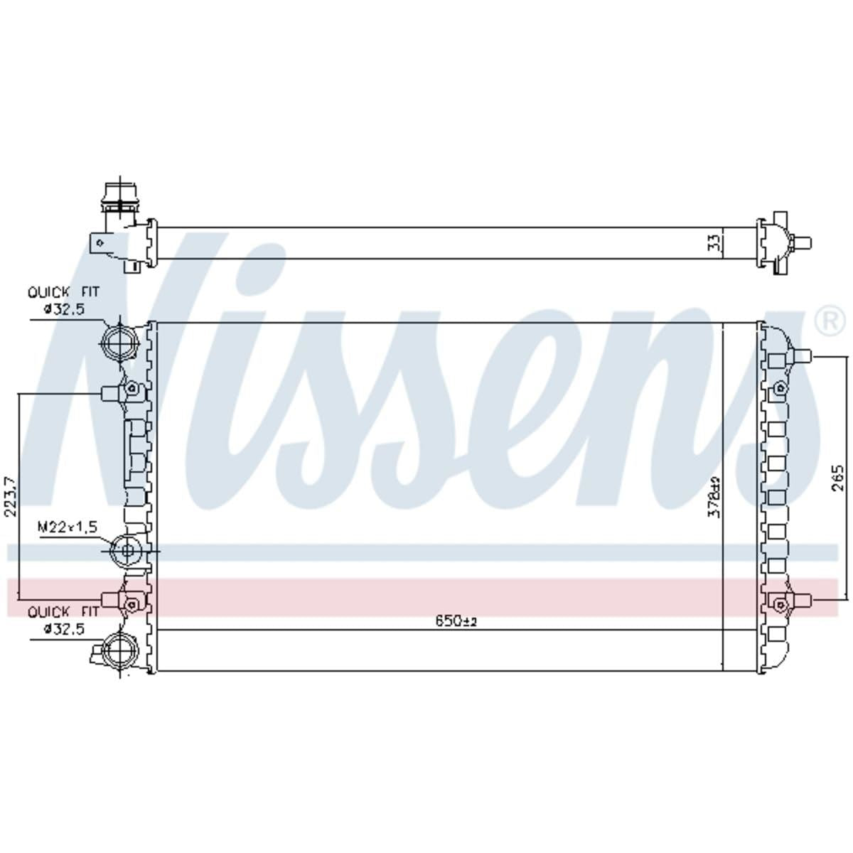 Nissens North America 65228 Radiator