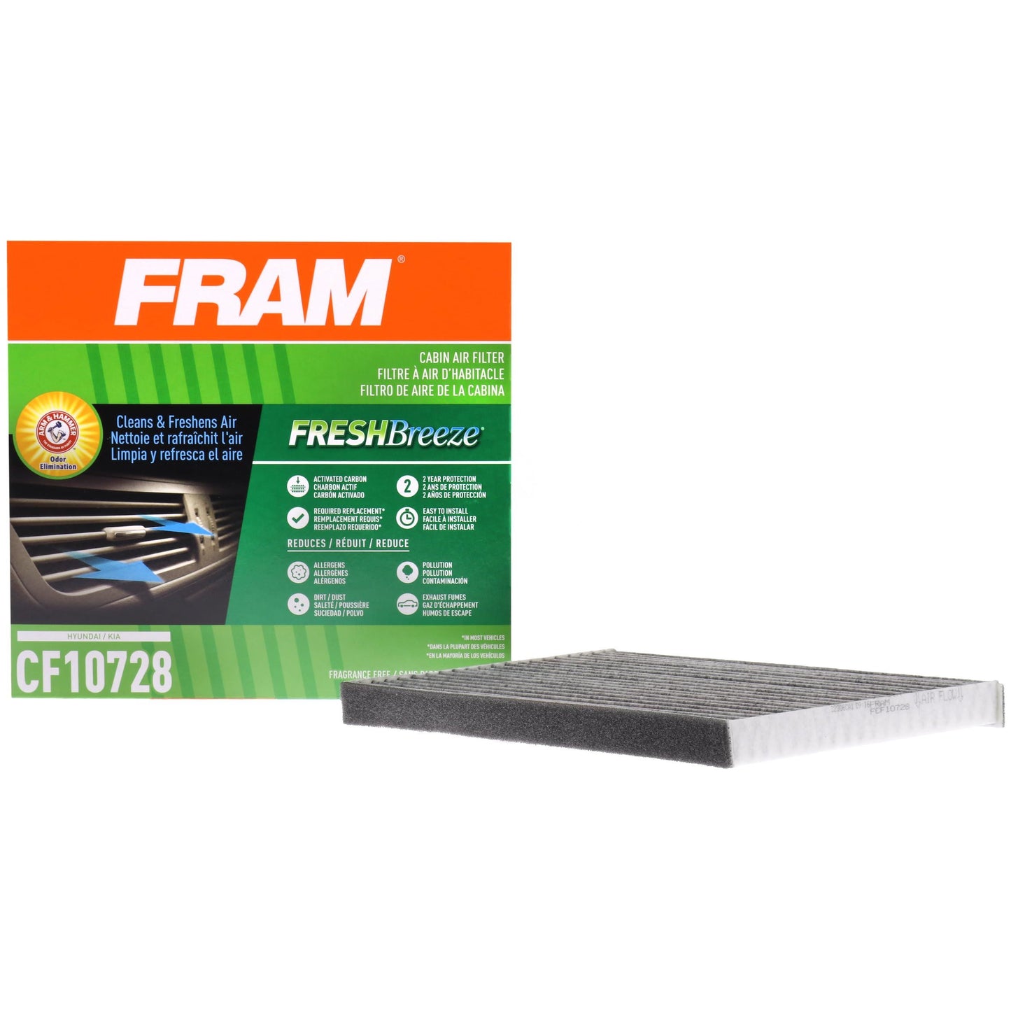 Filtro de aire de cabina Fram CF10728