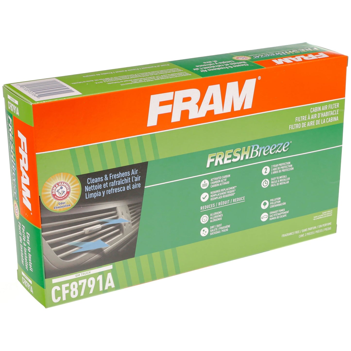 Filtro de aire de cabina Fram CF8791A