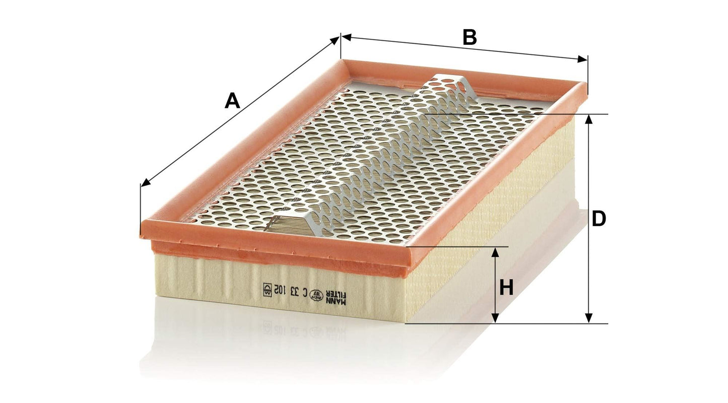 MANN-FILTER C 33 102 Filtro de aire