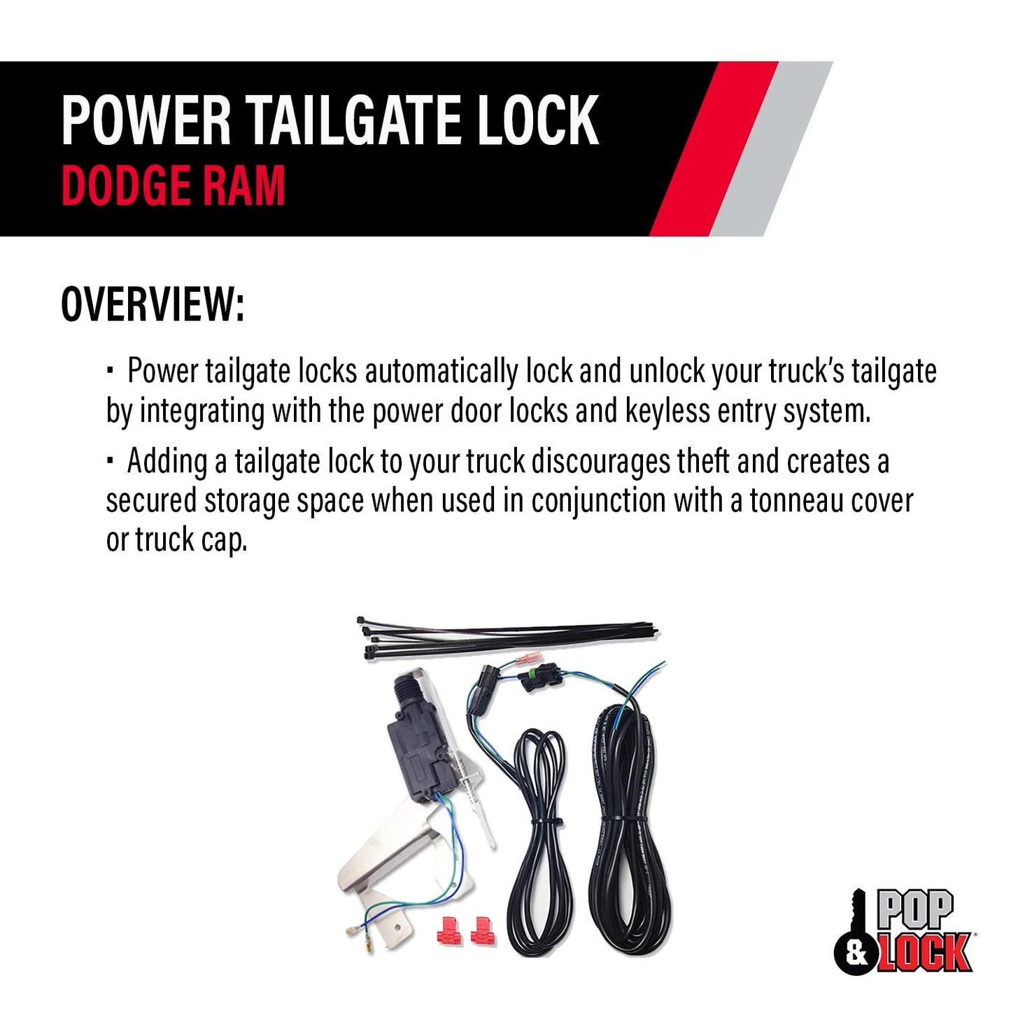 POP &amp; LOCK PL8350 Cerradura para portón trasero