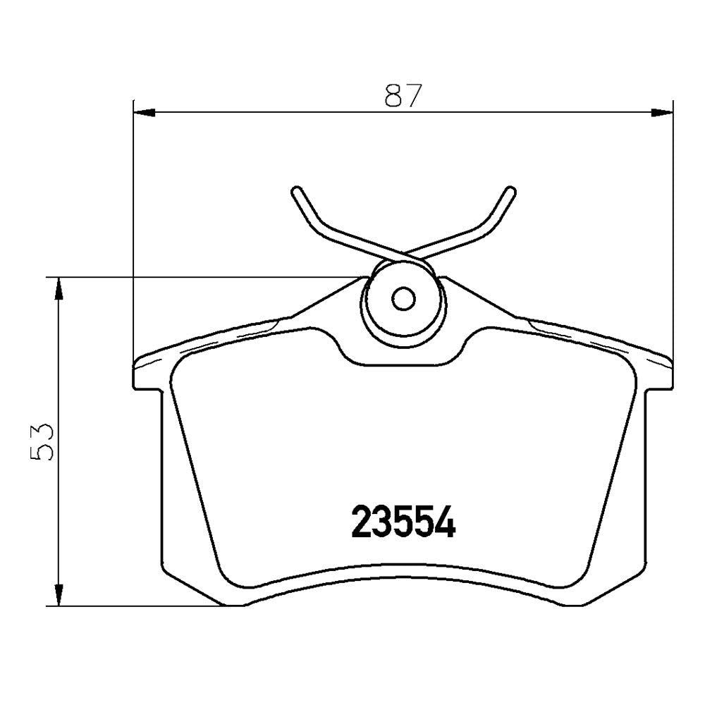 Hella-PAGID 355017711 Disc Brake Pad Set
