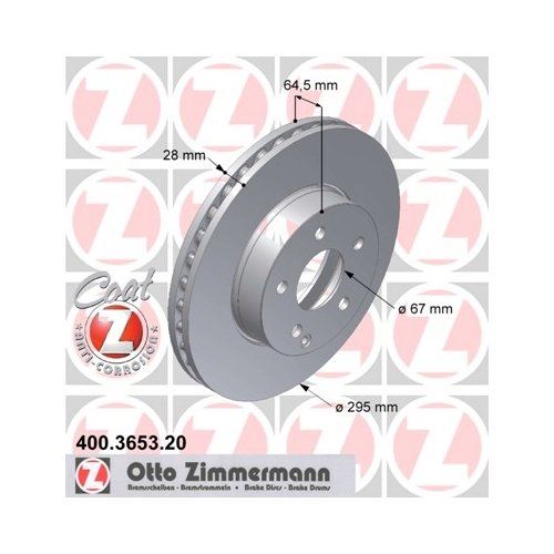 Zimmermann 400365320 (Pack of 2)