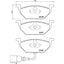 Hella-PAGID 355008551 Disc Brake Pad Set
