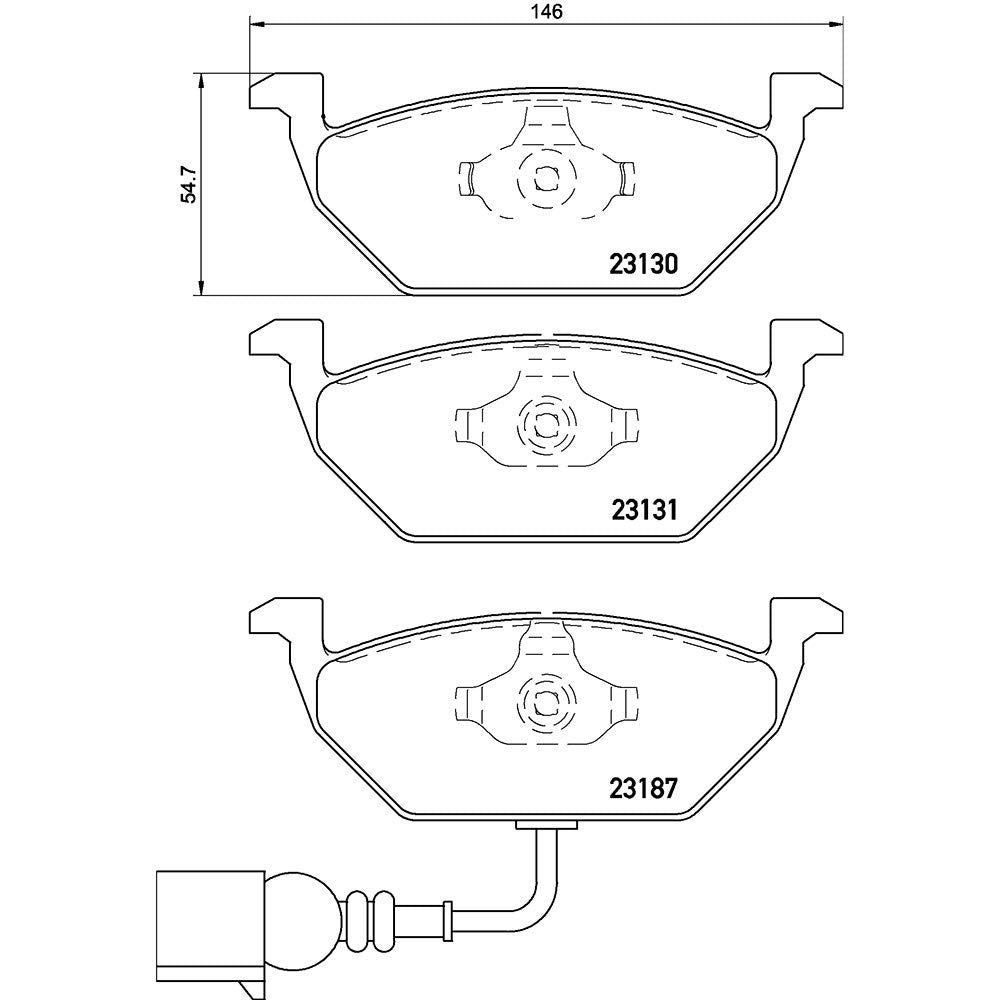 Hella-PAGID 355008551 Disc Brake Pad Set