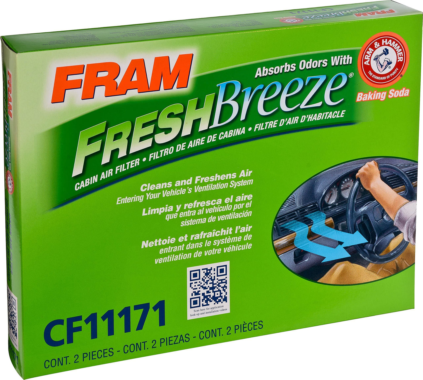 Filtre à air d'habitacle Fram CF11171