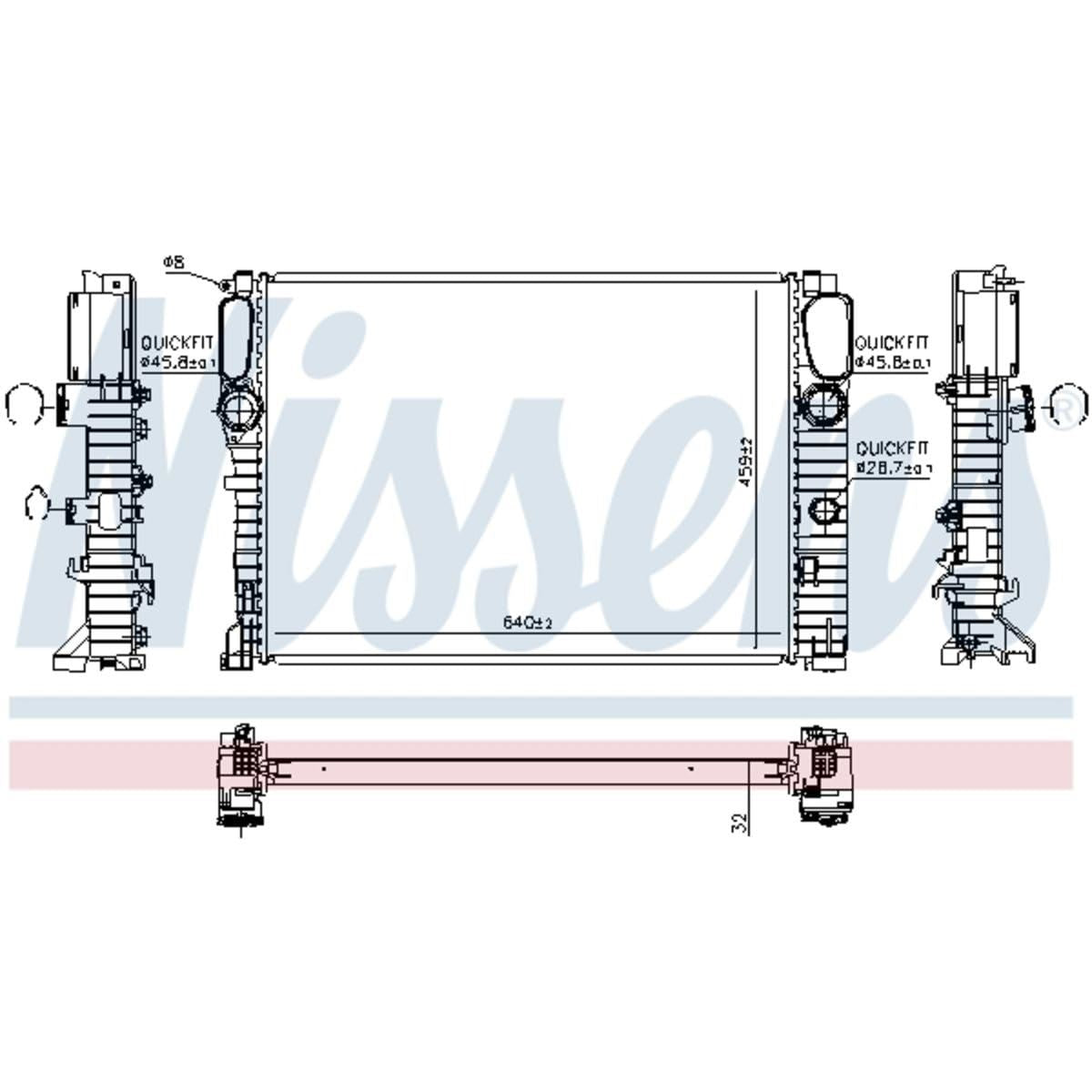 Nissens North America 67102A Radiator
