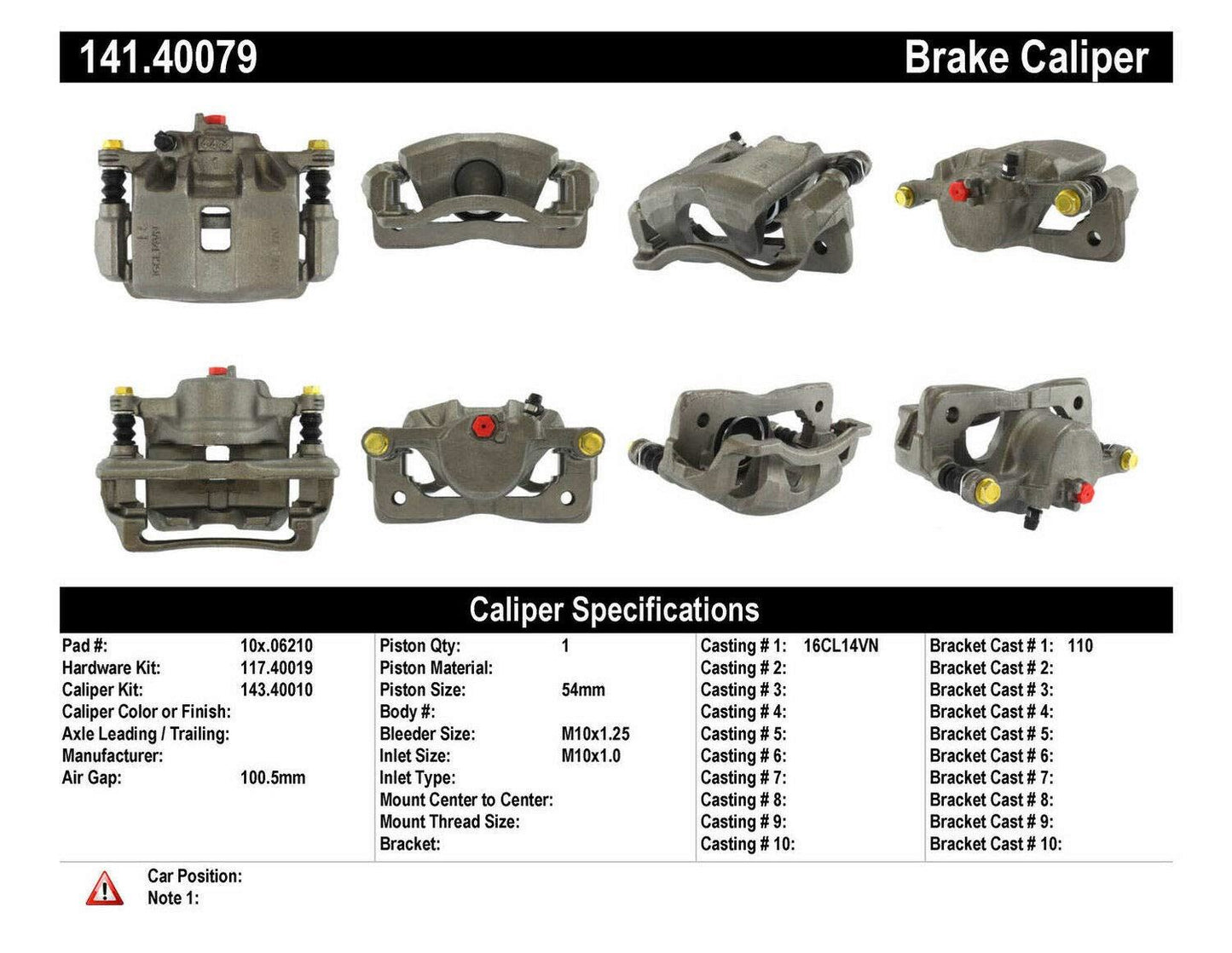 Centric Parts 14140079
