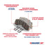 Wagner OEX914 Disc Brake Pad Set