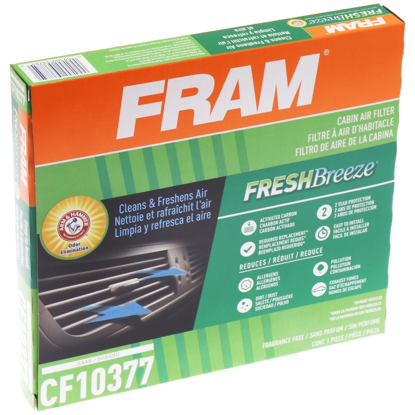 Fram CF10377 Filtro de aire de cabina