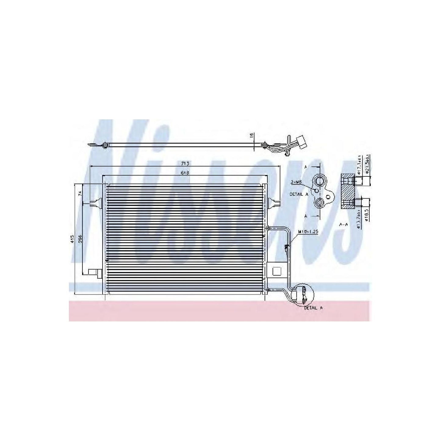 Nissens North America 94592 A/C Condenser