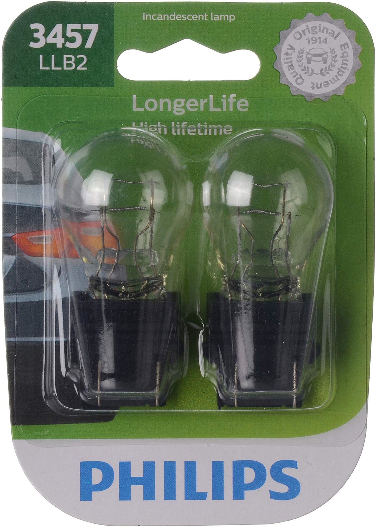 Philips 3457LLB2 Turn Signal Light Bulb
