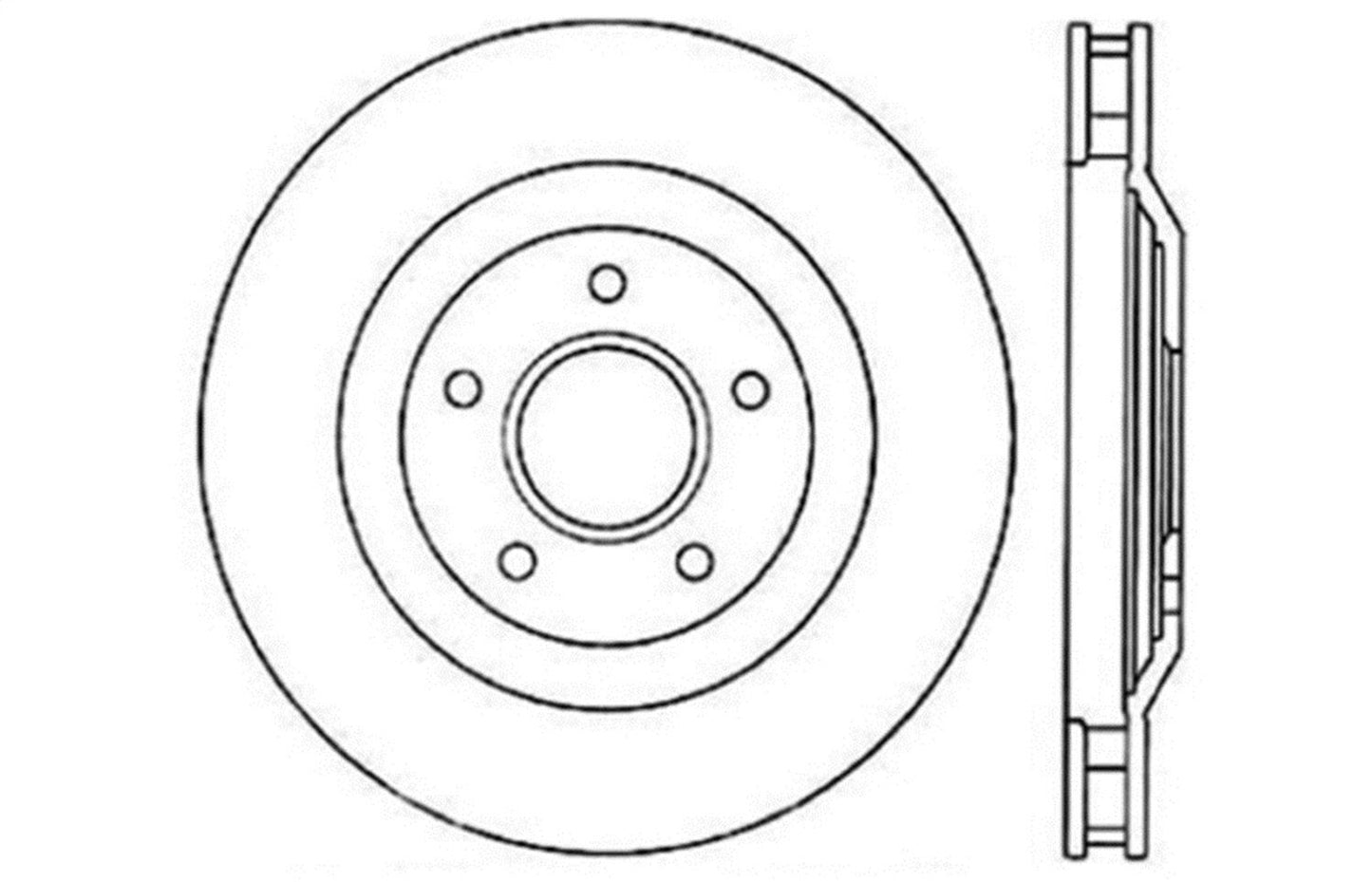 Stoptech 127.62060R Disc Brake Rotor