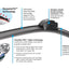 Balai d'essuie-glace Bosch 24OE