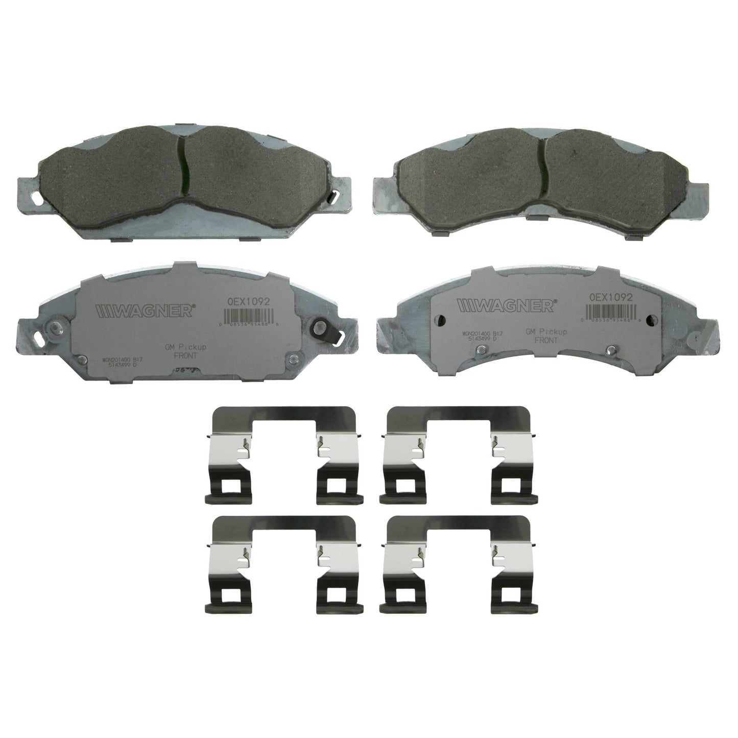 Wagner OEX1092 Disc Brake Pad Set