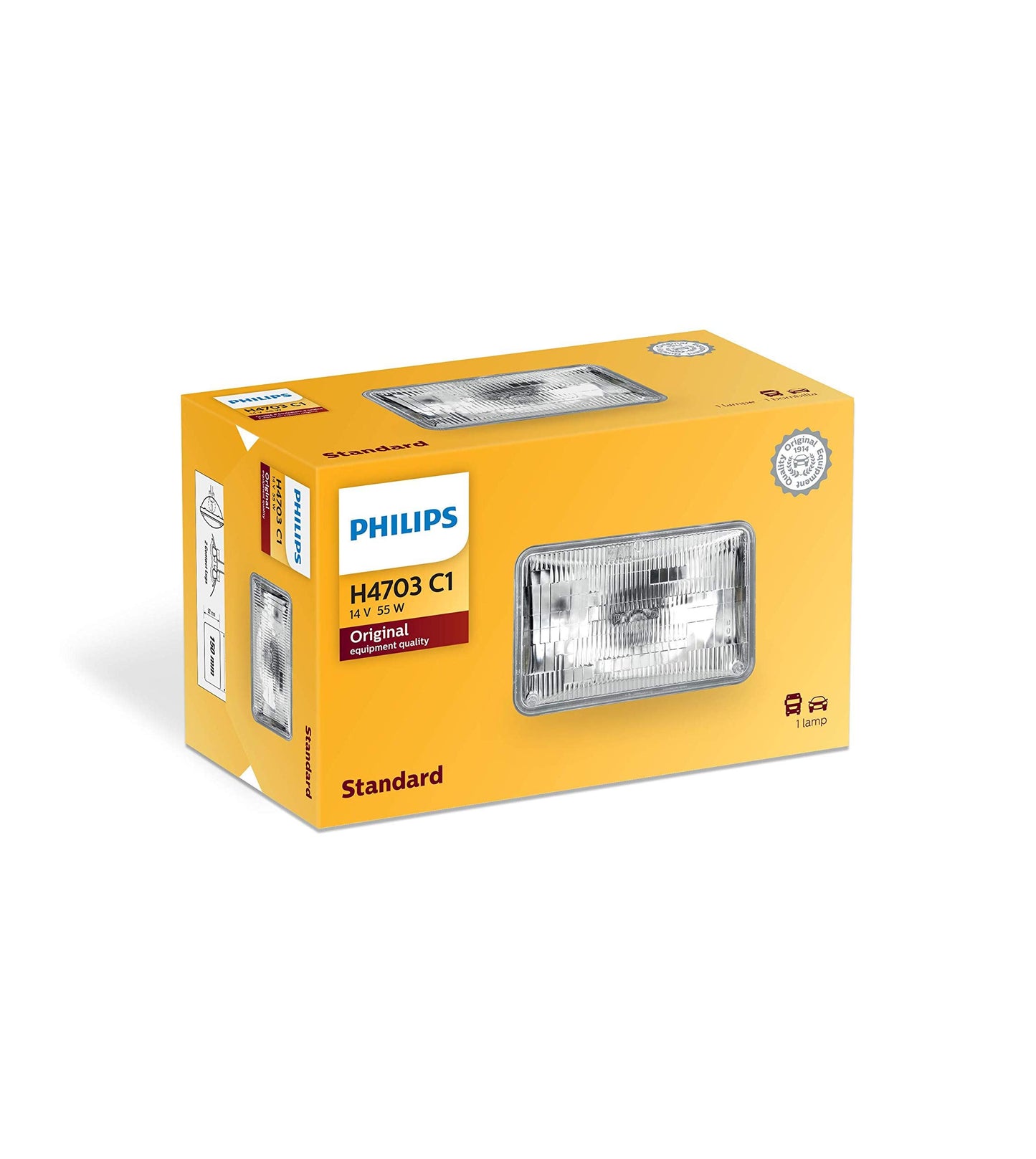 Philips H4703C1 Bombilla para faros delanteros