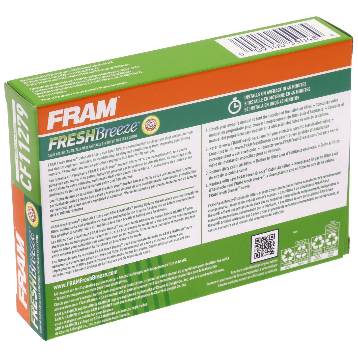 Filtro de aire de cabina Fram CF11279