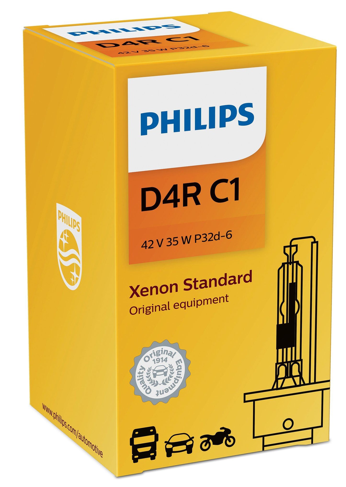 Bombilla para faros delanteros Philips D4RC1