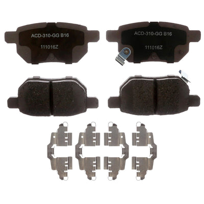 ACDelco Advantage 14D1354CHF1 Juego de pastillas de freno de disco