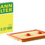 MANN-FILTER C 27 009 Filtro de aire