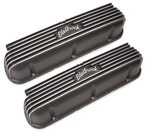 Edelbrock 41603 Ensemble de couvercles de soupape moteur