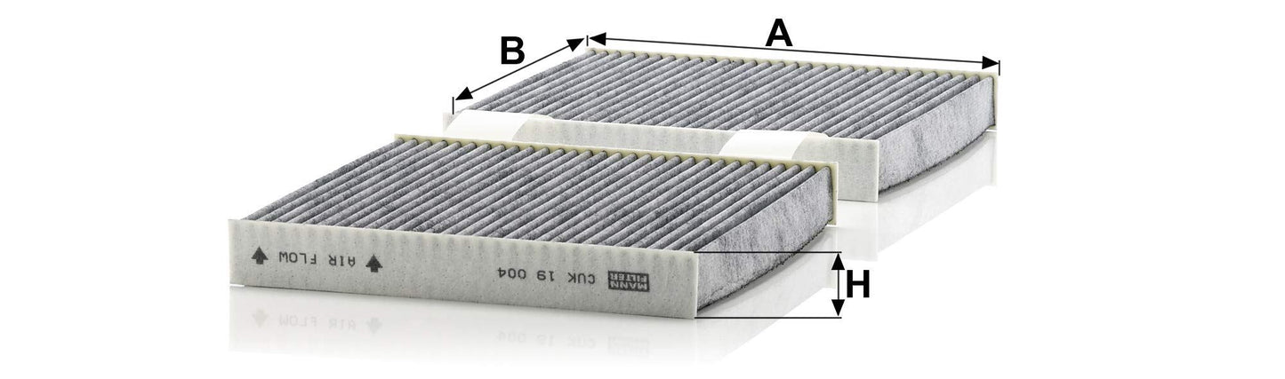 MANN-FILTER CUK 19 004 Filtre à air d'habitacle